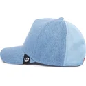 snapbackkeps-med-bojd-skarm-i-blatt-the-farm-nude-denim-fran-goorin-bros