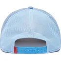 snapbackkeps-med-bojd-skarm-i-blatt-the-farm-nude-denim-fran-goorin-bros