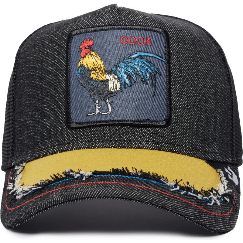 svart-trucker-keps-tupp-silky-cock-the-farm-silky-roots-fran-goorin-bros