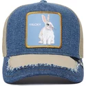 goorin-bros-tricky-silky-rabbit-the-farm-silky-roots-blue-and-beige-trucker-hat