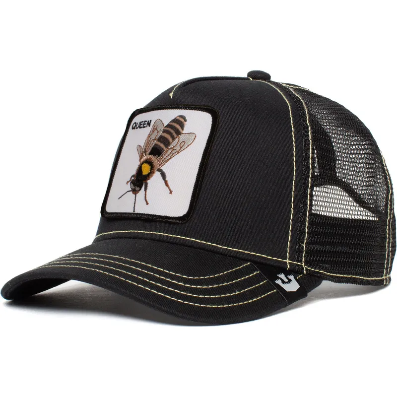 goorin-bros-svart-truckerkeps-med-bi-the-queen-bee-the-farm