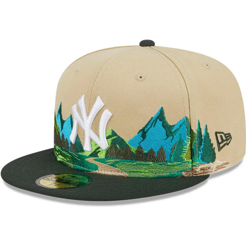 kepsar-plana-brun-justerad-59fifty-team-landscape-fran-new-york-yankees-mlb-av-new-era