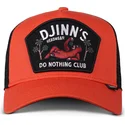 gorra-trucker-naranja-y-negra-do-nothing-club-hft-dnc-sloth-de-djinns