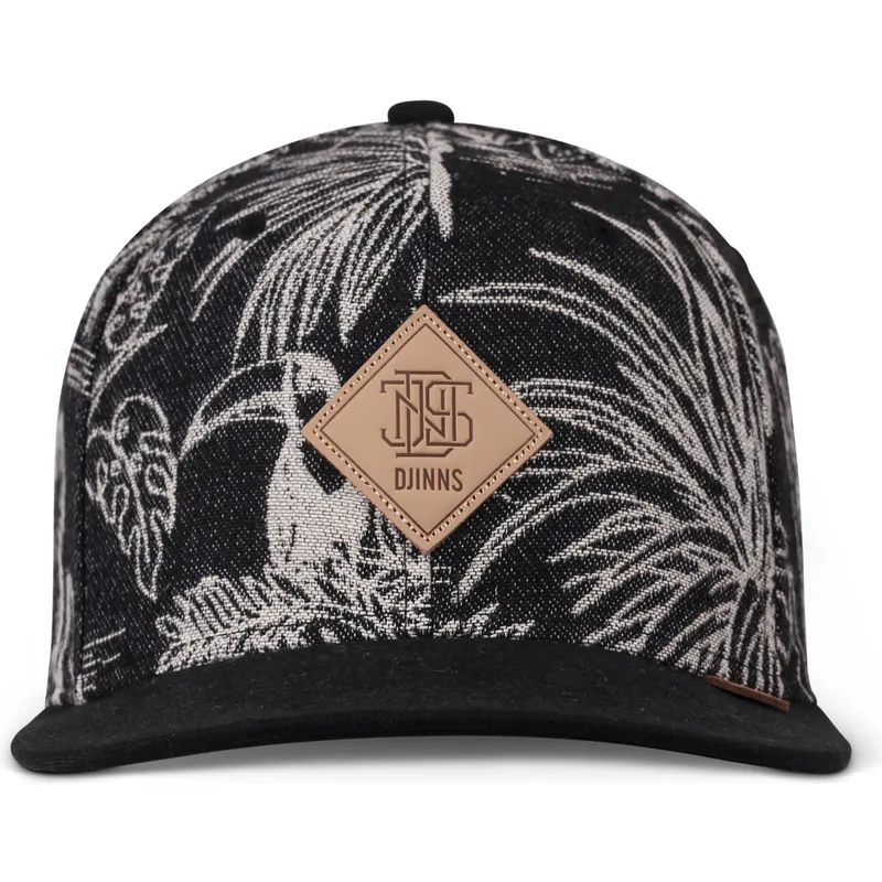 djinns-aloha-couch-svart-snapback-flat-keps