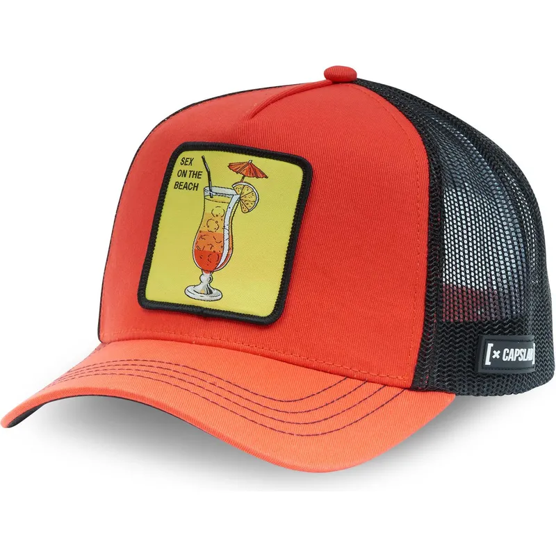 gorra-trucker-orange-och-svart-sex-on-the-beach-sex-cocktails-fran-capslab