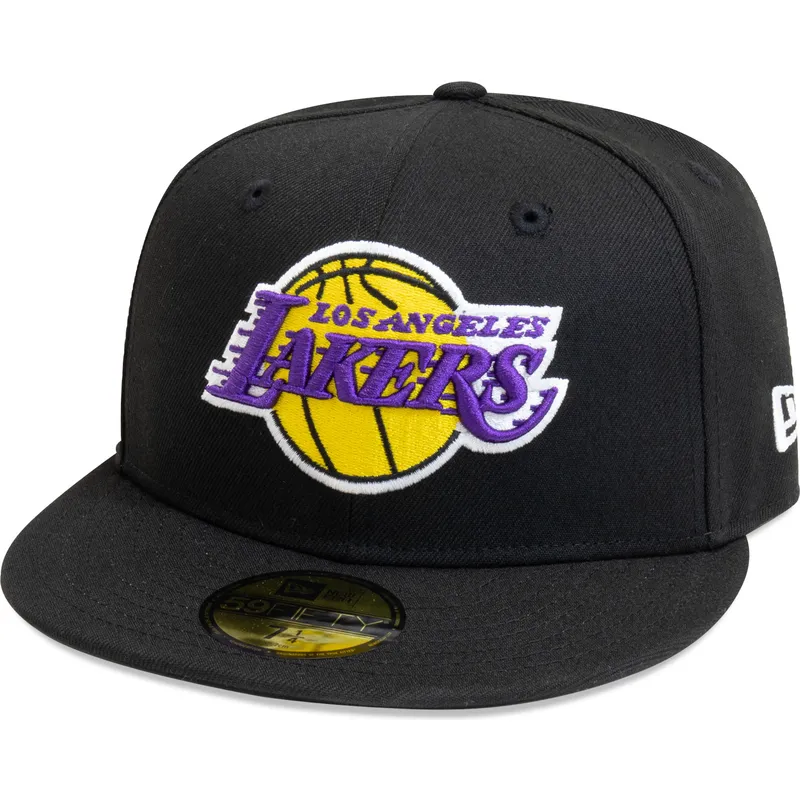 svart-platt-keps-justerad-59fifty-essential-fran-los-angeles-lakers-nba-av-new-era