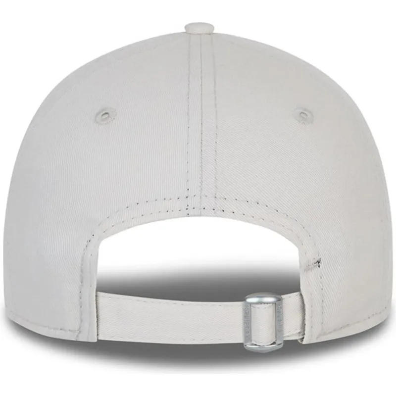 gra-justerbar-kurvad-keps-med-gra-logotyp-for-dam-9forty-tonal-new-york-yankees-mlb-fran-new-era