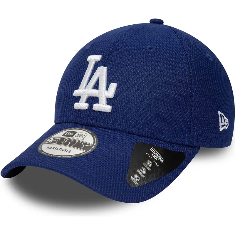 kepsar-curva-bla-justerbart-band-9forty-diamond-era-essential-fran-los-angeles-dodgers-mlb-av-new-era