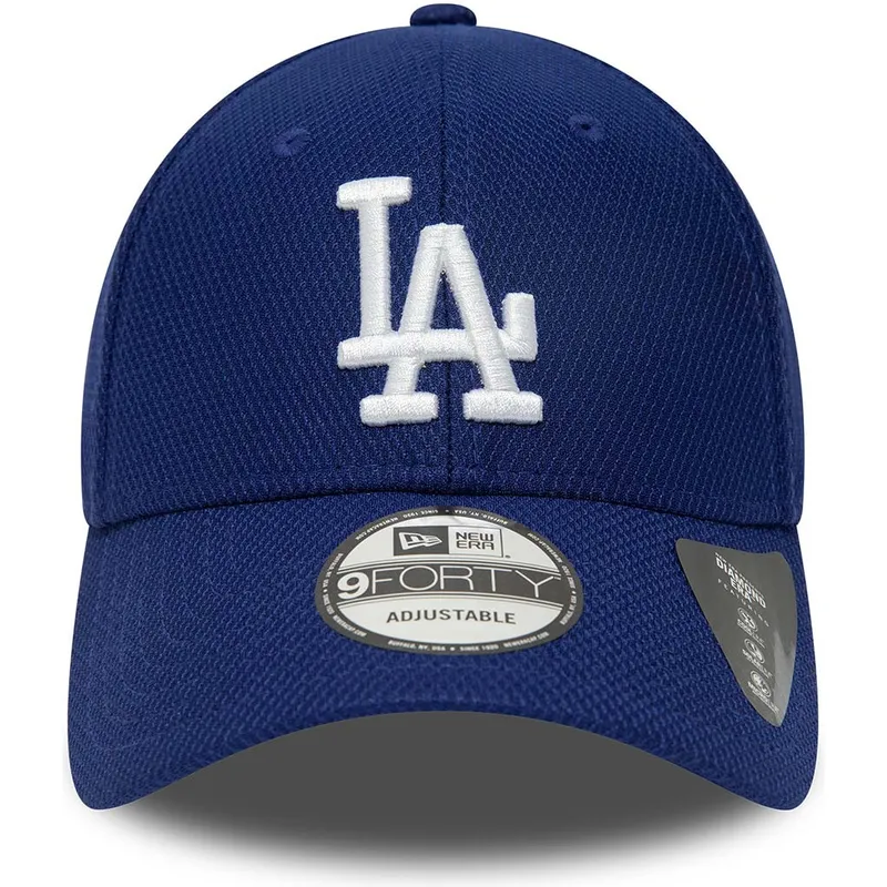 kepsar-curva-bla-justerbart-band-9forty-diamond-era-essential-fran-los-angeles-dodgers-mlb-av-new-era