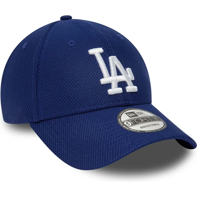 kepsar-curva-bla-justerbart-band-9forty-diamond-era-essential-fran-los-angeles-dodgers-mlb-av-new-era