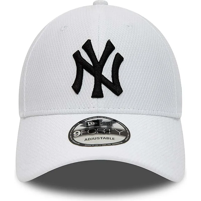 vit-justerbar-kurvad-keps-9forty-diamond-era-essential-fran-new-york-yankees-mlb-av-new-era