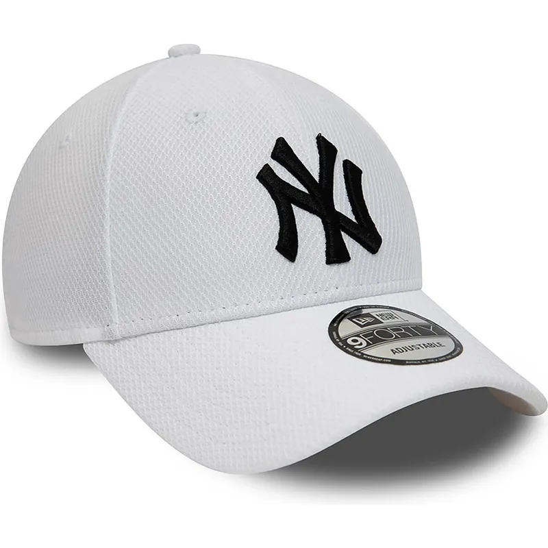 vit-justerbar-kurvad-keps-9forty-diamond-era-essential-fran-new-york-yankees-mlb-av-new-era