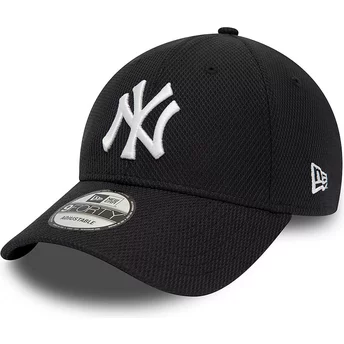 New Era böjd brädkant 9FORTY Diamond Era Essential New York Yankees MLB Marinblå justerbar keps