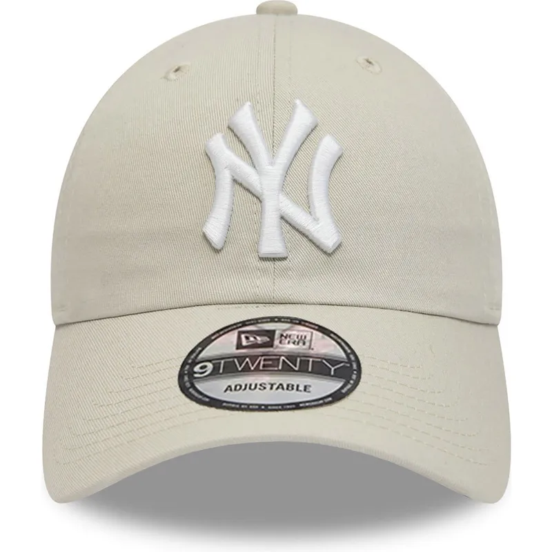 bojd-beige-justerbar-keps-9twenty-league-essential-fran-new-york-yankees-mlb-av-new-era