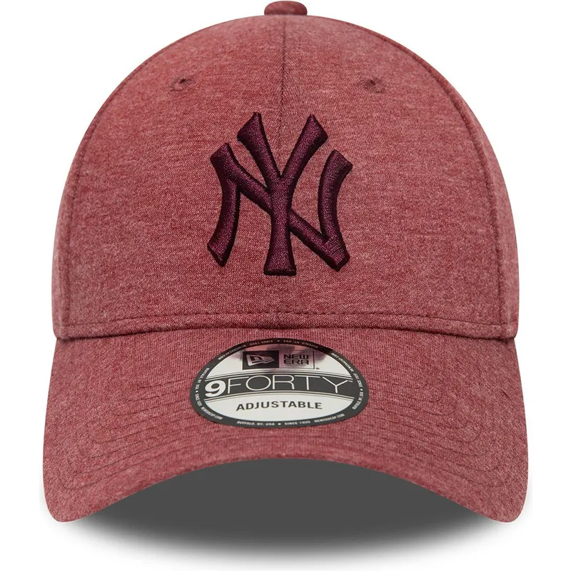 kepsar-curva-rod-justerbart-band-granate-granate-9forty-jersey-essential-fran-new-york-yankees-mlb-av-new-era