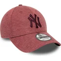 kepsar-curva-rod-justerbart-band-granate-granate-9forty-jersey-essential-fran-new-york-yankees-mlb-av-new-era