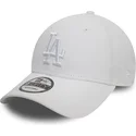 9forty-league-essential-los-angeles-dodgers-mlb-vit-justerbar-bojd-keps-med-vit-logotyp-fran-new-era