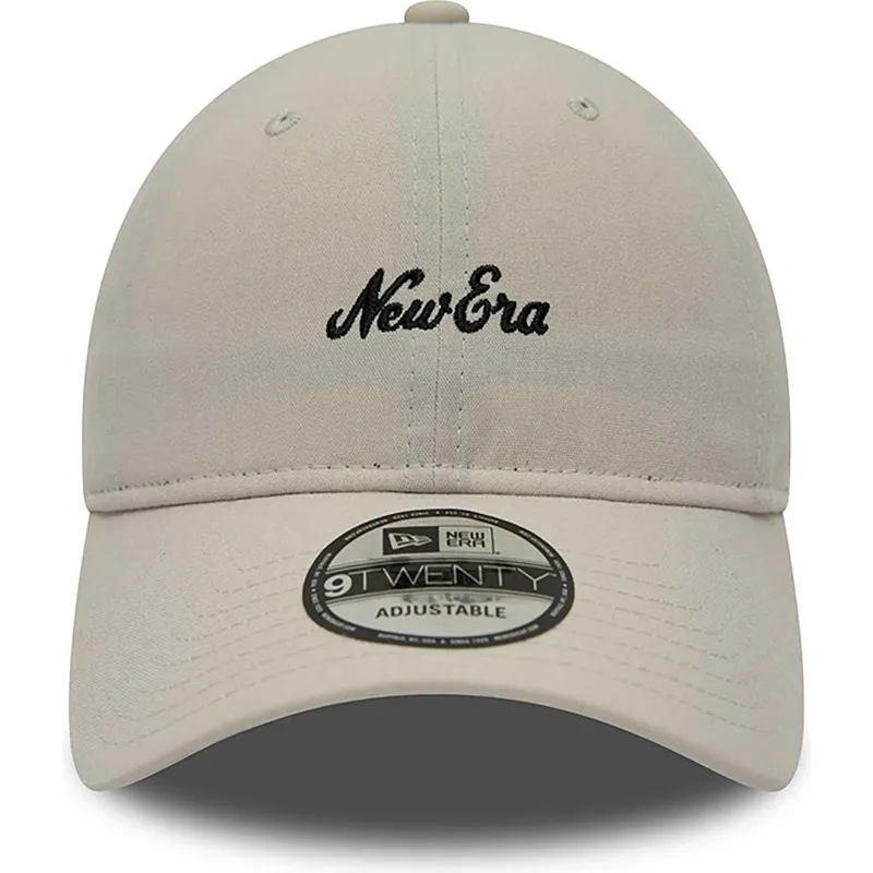 bojd-beige-justerbar-keps-9twenty-repreve-heritage-script-fran-new-era