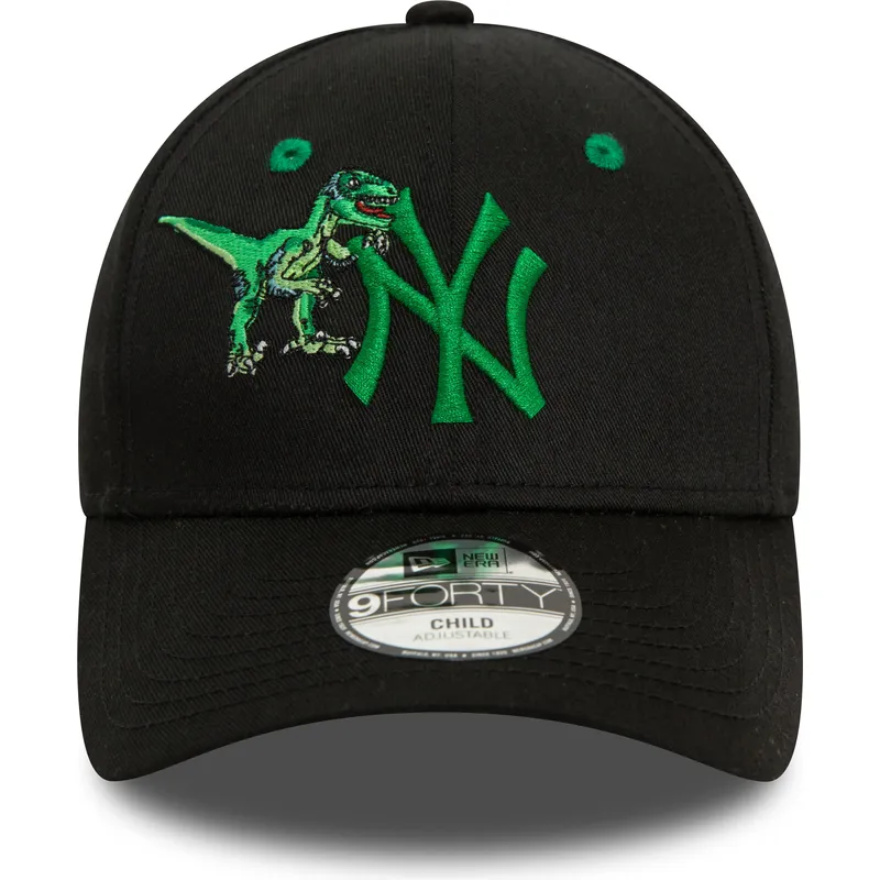 kepsar-curva-svart-justerbart-band-for-barn-9forty-graphic-dinosaurio-fran-new-york-yankees-mlb-av-new-era kepsar-curva-svart-justerbart-band-for-barn-9forty-graphic-dinosaurio-fran-new-york-yankees-mlb-av-new-era