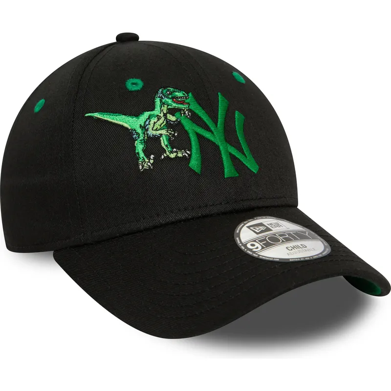 kepsar-curva-svart-justerbart-band-for-barn-9forty-graphic-dinosaurio-fran-new-york-yankees-mlb-av-new-era kepsar-curva-svart-justerbart-band-for-barn-9forty-graphic-dinosaurio-fran-new-york-yankees-mlb-av-new-era