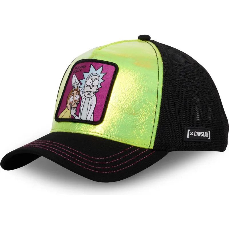 capslab-rick-och-morty-gron-och-svart-truckerkeps-ope