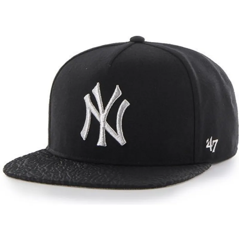 kepsar-plana-svart-snapback-grande-fran-new-york-yankees-mlb-av-47-brand