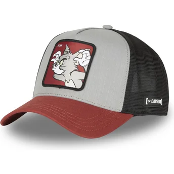 Grå, svart och röd trucker-keps Tom GRI Looney Tunes från Capslab
