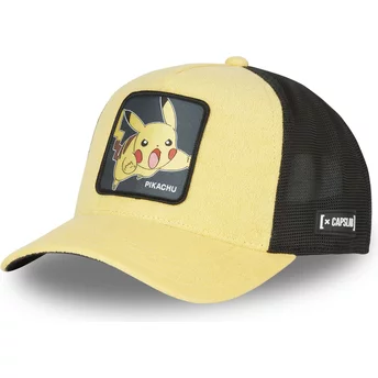 Produktnamn på svenska: Capslab Pikachu PIK1 CT Pokémon Gul och Svart Truckerkeps