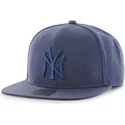 snapback-platt-bla-keps-med-stort-new-york-yankees-mlb-logotyp-fran-47-brand