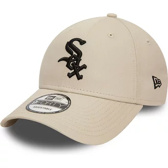 New Era Curvad Brim 9FORTY League Essential Chicago White Sox MLB Beige Justerbar Keps