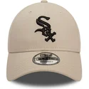 beige-justerbar-bojd-keps-9forty-league-essential-chicago-white-sox-mlb-fran-new-era
