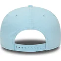 ljusbla-platt-snapback-keps-med-svart-new-york-yankees-mlb-9fifty-league-essential-logga-fran-new-era