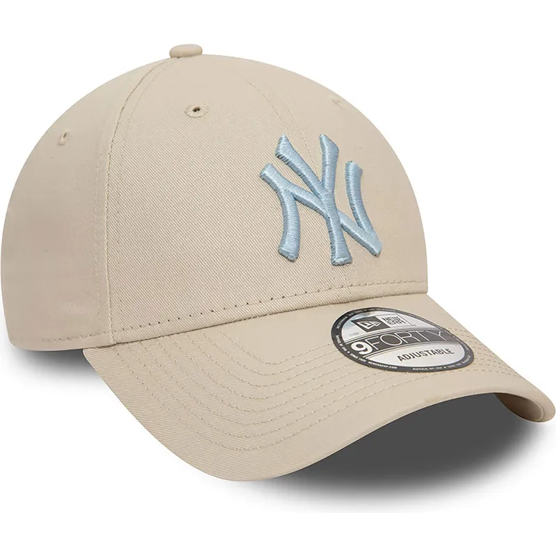 kepsar-curva-beige-justerbart-band-claro-9forty-league-essential-fran-new-york-yankees-mlb-av-new-era