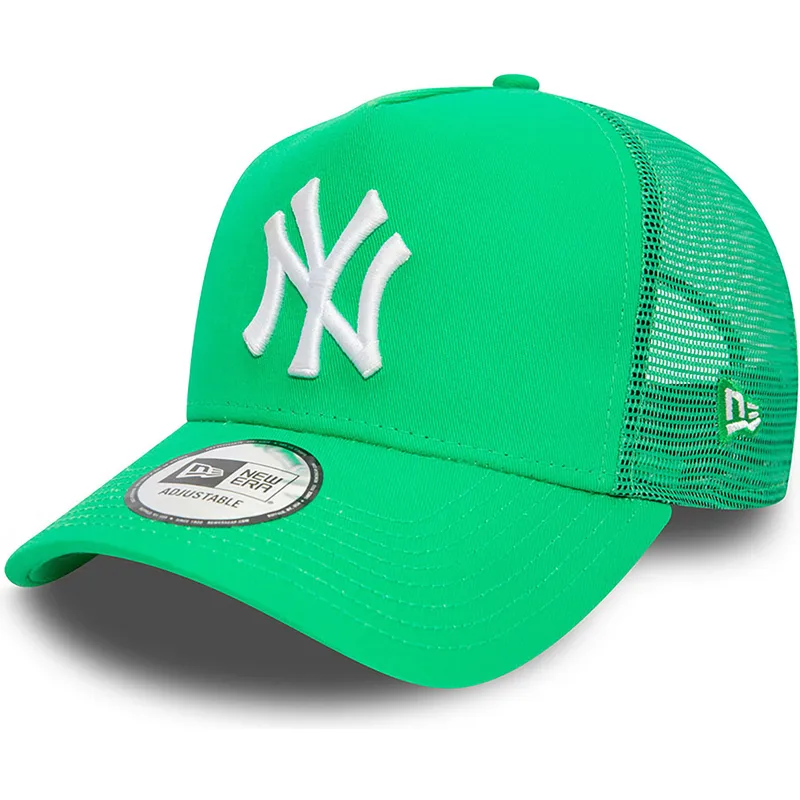 kepsar-curva-gron-snapback-a-frame-league-essential-fran-new-york-yankees-mlb-av-new-era