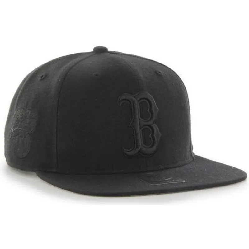 kepsar-plana-svart-snapback-fran-boston-red-sox-mlb-av-47-brand