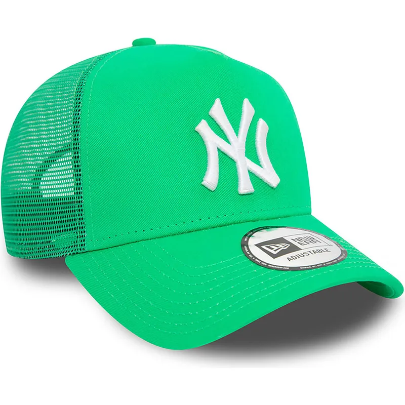 kepsar-curva-gron-snapback-a-frame-league-essential-fran-new-york-yankees-mlb-av-new-era