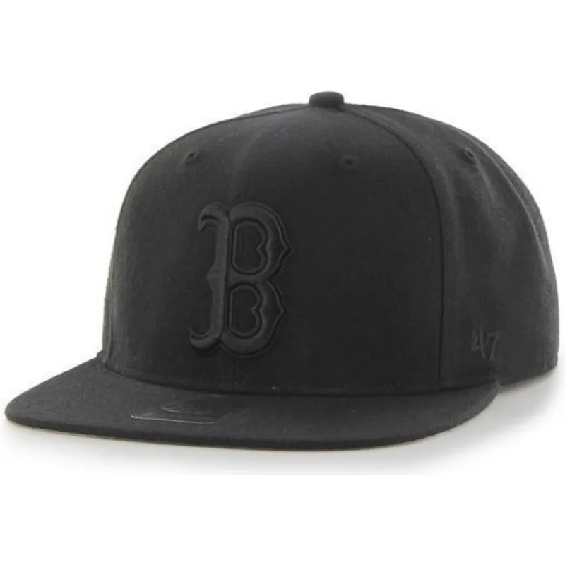 kepsar-plana-svart-snapback-fran-boston-red-sox-mlb-av-47-brand