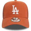 brun-truckerkeps-a-frame-league-essential-los-angeles-dodgers-mlb-fran-new-era