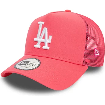 New Era A Frame League Essential Los Angeles Dodgers MLB Rosa Truckerkeps