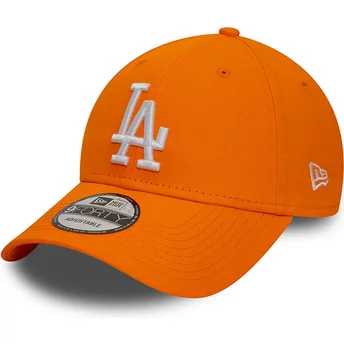 New Era Böjd Bräma 9FORTY League Essential Los Angeles Dodgers MLB Orange Justerbar Keps