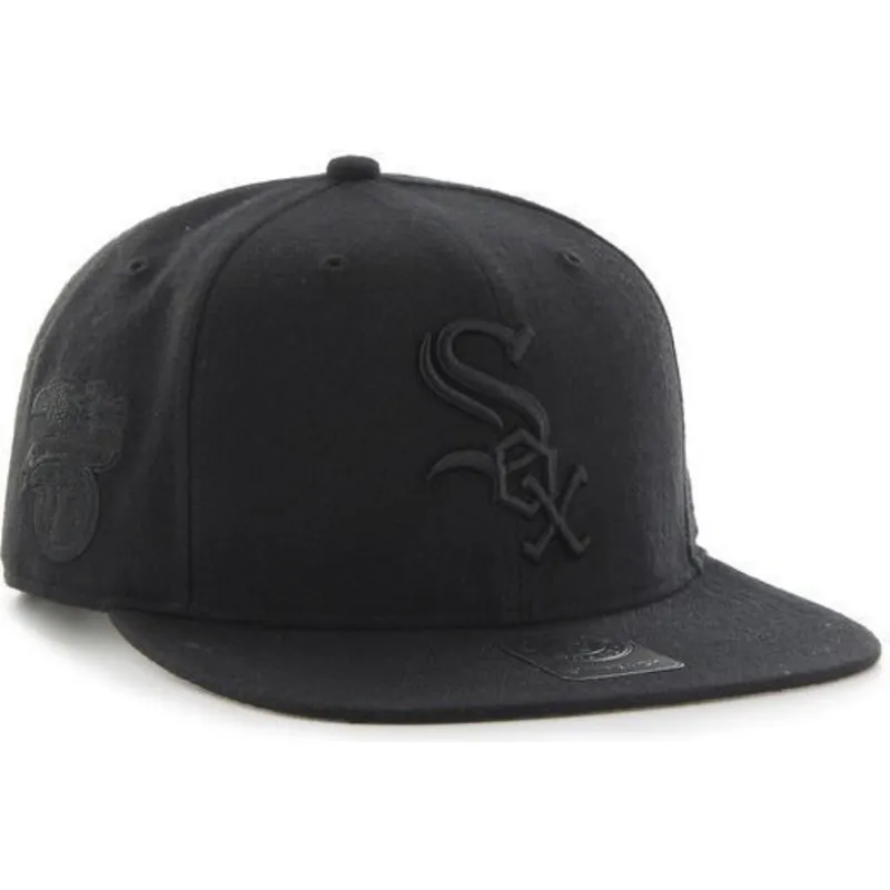 kepsar-plana-svart-snapback-fran-chicago-white-sox-mlb-av-47-brand kepsar-plana-svart-snapback-fran-chicago-white-sox-mlb-av-47-brand