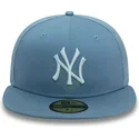 new-era-new-york-yankees-mlb-59fifty-league-essential-bla-justerbar-platt-keps-med-bla-logotyp