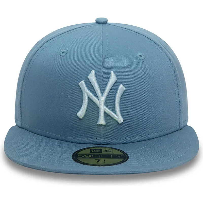 new-era-new-york-yankees-mlb-59fifty-league-essential-bla-justerbar-bla-logotyp-platt-keps