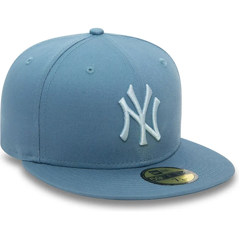 new-era-new-york-yankees-mlb-59fifty-league-essential-bla-justerbar-bla-logotyp-platt-keps
