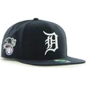 svart-platt-snapback-keps-detroit-tigers-mlb-sure-shot-fran-47-brand