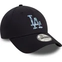 marinbla-bojd-justerbar-keps-9forty-animal-infill-fran-los-angeles-dodgers-mlb-av-new-era
