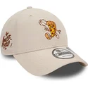 beige-justerbar-bojd-keps-9forty-repreve-basketball-pizza-fran-new-era