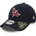 new-era-9forty-repreve-justerbar-marinbla-kurvkeps-baseball-apple