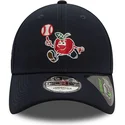 new-era-9forty-repreve-justerbar-marinbla-kurvkeps-baseball-apple