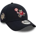new-era-9forty-repreve-justerbar-marinbla-kurvkeps-baseball-apple